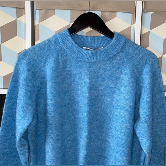 Zara SWEATER WITH WOOL AND ALPACA - Picture 4 of 12